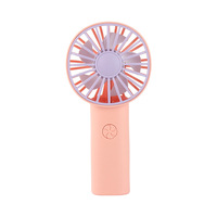 Nouveau ventilateur électrique portable USB mini rechargeable, silencieux (36-45 dB), 5 pales, avec logo bicolore, idéal pour le bureau