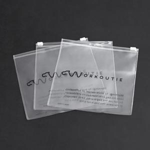 9x9cm Frosted Zipper Bag Jewelry Packaging Necklace Pouch Bag Custom Logo Printed Frosted Ziplock Bags for Cosmetics Business - Product Image 2