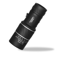 Monocular Portátil GANYU 16x52 10x Negro para Conciertos al Aire Libre y Fotografía con Teléfono Móvil