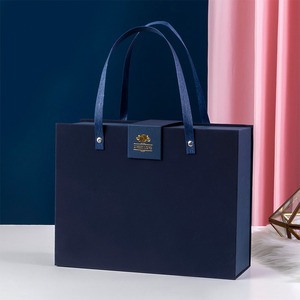 Magnetic brand logo shoes eyelashes <b>Christmas</b> foldable wine <b>gift</b> <b>box</b> can be customized according to needs - Product Image 3