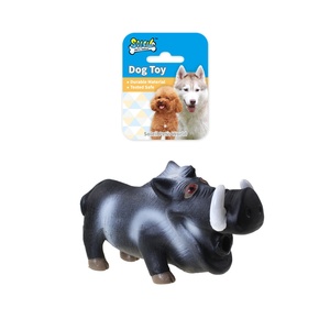 인기있는 애완 동물 숍 개 장난감 삐걱 거리는 라텍스 개 씹는 장난감 동물 도매 - Product Image 2