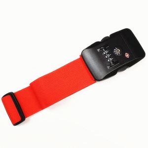 Sangle de bagage personnalisable avec cadenas TSA à combinaison et impression par transfert thermique - Product Image 1