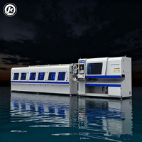 Machine de découpe laser à fibre CNC 5 axes de 1500W à 3000W pour tubes métalliques en acier inoxydable avec alimentation entièrement automatique