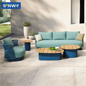 Furniture New Arrival One Stop Outdoor <b>Rope</b> Furniture Leisure Set Garden Furniture - Product Image 3