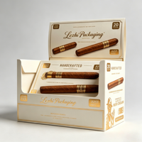 Emballages personnalisés en Mylar, enveloppes en feuilles naturelles, enveloppes pour cigares, sachets d'emballage et boîtes de présentation