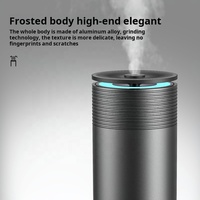 Grossiste Hôtel de luxe Tour intelligente d'huiles essentielles sans eau Diffuseur d'arômes Noir argenté Cylindrique Diffuseur de parfums pour usage domestique