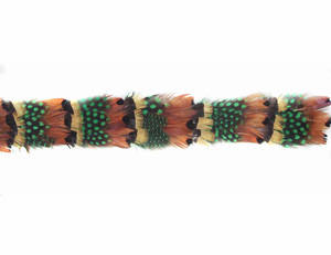 Cinta Decorativa para Coser, Flecos de Plumas Naturales de Gallo, Banda para Sombrero, para Hombres y Mujeres, Sombrero de Vaquero, Fedora, Disfraz, Accesorio para el Cabello - Product Image 2