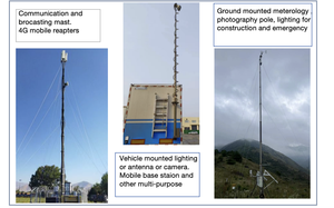 12M 15M 16M 17M 18M nhiệm vụ nặng nề điện cơ giới Viễn Thông tháp telescoping mast cực - Product Image 6