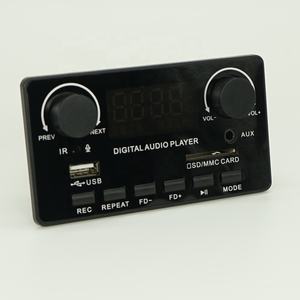 Radio FM MP3 WMA APE Décodeur Bluetooth Haut-parleur audio sans fil Lecteur USB Module amplificateur de puissance Kit carte amplificateur DC7V-26V AMP 2x40W - Product Image 6