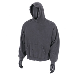 เสื้อฮู้ดแบบสวมหัวสำหรับผู้ชายผ้าคอตตอนโอเวอร์ไซส์พิมพ์ลายดิจิตัลโอเวอร์ไซส์ผ้าซักแบบกำหนดเอง - Product Image 1