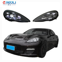 CREULI Nuevo Kit de Actualización de Faros Delanteros de 12V para Panamera 970 970.1 hasta 2023, Faros LED Matrix de 5500K y 4000 Lúmenes