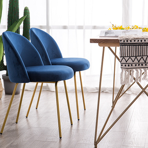 2019 hot sale modern stainless steel rose gold <span class=keywords><strong>restaurant</strong></span> chairs - Product Image 1