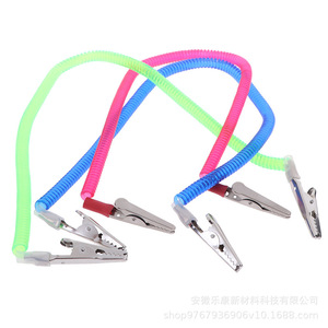 Clips de fixation double tête en plastique élastique OEM en forme de U, réglables, pour foulards, serviettes et bavoirs, accessoire pour matériel dentaire - Product Image 4