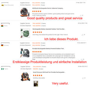 Ventilador de Patio Exterior Portátil con Batería Recargable de 24000 mAh, Oscilación Automática, Ventilador de Pulverización de 4 Velocidades - Product Image 4