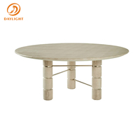 Nouvelle conception de table à manger italienne moderne, meuble commercial pour hôtel, café, restaurant moderne