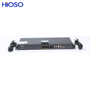 HiOSO HA7304VX-BP Without PON Modules 4PON OLT 1U Rack Dual Power Supply Type Best-Selling Fiber Equipment FTTx - Product Image 3