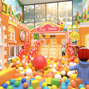 Aoleao Custom Indoor Playground Slide <b>Ball</b> Pool Trampoline High-Capacity (>500kg) Multi-Material Commercial CE TUV Certified - Product Image 3