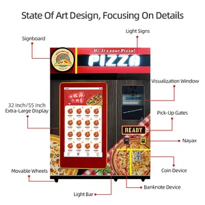 Fundord Новый полностью автоматический торговый автомат для пиццы