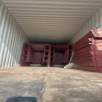 Échafaudage mobile portable Q195, cadre robuste pour travaux de réparation, de décoration et d'ingénierie du bâtiment