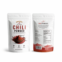 Sachet Doypack Personnalisé Imprimé en Usine, Refermable avec Fermeture Zip, pour Épices, Herbes et Assaisonnements, avec Fermeture Aroma Lock, Vente en Gros, OEM