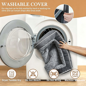 Lit orthopédique imperméable pour chien et chat, pour chiens de taille moyenne et grande, lavable en machine, matelas chaud pour animaux de compagnie - Product Image 6