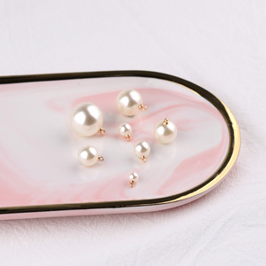 Round Pearl Pendant Loose Beads Plastic Resin For Jewelry Making Spring 2024 Yiwu Origin - Product Image 5