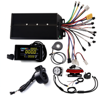 48V 52V 60V 72V 80A 3000W 5000W Kit Konversi Motor Listrik Sepeda Skuter dengan Sensor Hall dan Kit Pengontrol Layar SW900