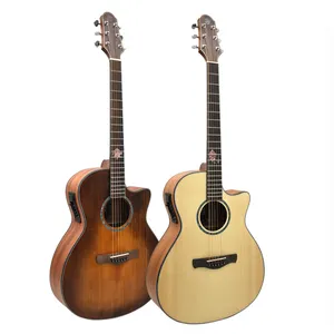 Chitarre elettriche acustiche risonatore di alta qualità da 40 pollici in mogano vendita calda chitarra cinese