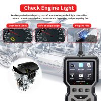 Nueva llegada V519 Auto OBD 2 lector de código completo coche OBD2 escáner con función de analizador de motor ABS completo 1 año de garantía