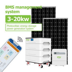 Tất cả trong một pin năng lượng mặt trời 15kwh 20kwh <span class=keywords><strong>Lithium</strong></span> 48V 51.2V 200AH 300ah Stackable LiFePO4 IP65 với biến tần - Product Image 5