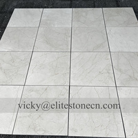 Carreaux de sol en marbre poli Crema Marfil de Pinoso (Espagne), écologiques, pour usage extérieur et intérieur