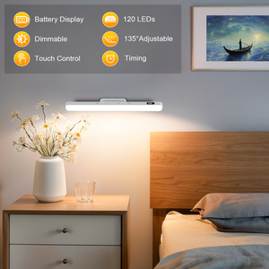 Lampe tactile rechargeable LED 3W, batterie 2000mAh, support magnétique 30cm, lumière de placard à intensité variable pour <span class=keywords><strong>cuisine</strong></span> avec garantie de 2 ans - Product Image 2