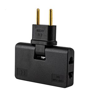 Adaptador de Enchufe Giratorio al por Mayor, Convertidor EU de Uno a Tres, Extensión de 180 Grados, Mini Enchufe Inalámbrico Delgado, Conveniente y Ligero - Product Image 6