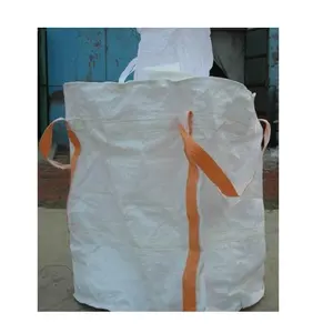 1 Ton 500kg 800kg 1000kg 1250kg 1500kg 2000kg Plastic Super Sack Jumbo FIBC Bulk Baffle Big Bag With Spouts