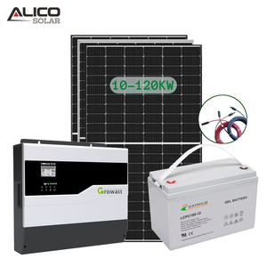 Sistema de energía <span class=keywords><strong>solar</strong></span> y eólica, <span class=keywords><strong>kit</strong></span> fotovoltaico de 50kw, 20kw, 15kw - Product Image 1