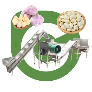 Elektrische pneumatische Kette Typ Kleine trockene Knoblauch Sort Peeler Sorter Prozess Peel Maschine Herstellung des Preises