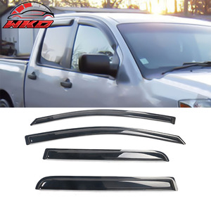 Convient pour Nissan Titan Crew Cab 04-15, visières de fenêtre en acrylique, lot de 4 pièces - Product Image 1