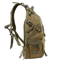 Sac à dos tactique haute densité 25L en Oxford 900D imperméable avec fermeture éclair pour la randonnée en extérieur