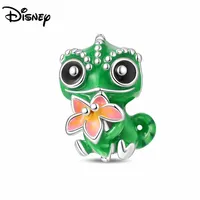 Set di Ciondoli e Charms in Argento 925 con Zirconi Disney Princess & Pascal per Collane e Bracciali, Regalo per Donne per Feste e Festival