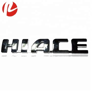Hiace Van 2005-2018 Chrome logo Emblem Car Abs Stickers Quantum Minibus Marcas de <span class=keywords><strong>puerta</strong></span> trasera 75441-26280 - Product Image 4