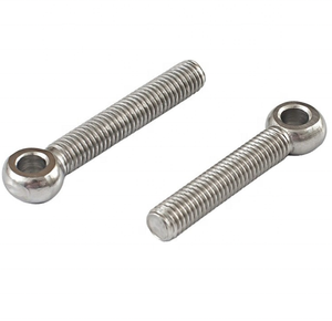 Vis à œil articulée en acier inoxydable 304 GB798 A2-70, boulon à œil, vis à trou traversant M5 M6 M8 M10 M12 M16, <span class=keywords><strong>goujon</strong></span> à œil, boulon <span class=keywords><strong>d</strong></span>'<span class=keywords><strong>ancrage</strong></span> articulé - Product Image 1