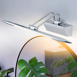 Lámpara LED de pared para baño de hotel, estilo nórdico, lineal, para cuadros, lámpara para espejo - Product Image 4