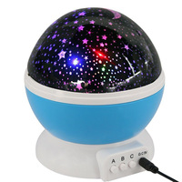 Projecteur étoilé lampe enfants chambre nuit lumière LED bébé lampe décor rotatif étoile pépinière galaxies lune projecteur Table Lam