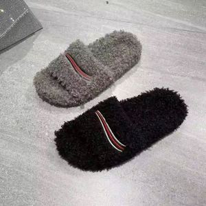 Chaussons plateforme pour femmes, fourrés, avec broderie, chaussures chaudes - Product Image 5