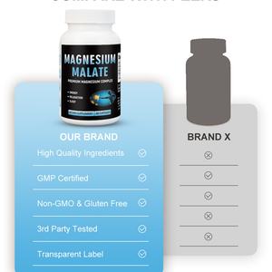 Chinaherbs, Nuevas Cápsulas de Bisglicinato de Magnesio, Suplemento de Magnesio en Polvo de Marca Privada - Product Image 4