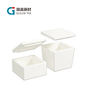 1800 ℃ nhiệt độ cao alumina <span class=keywords><strong>Corundum</strong></span> bán thuyền tròn Al2O3 nồi nấu kim loại để phân tích thermogravimetric - Product Image 4