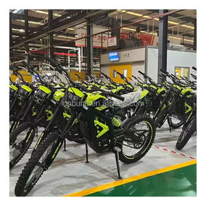 Prix raisonnable Belle Qualité 4Piston Frein 80km E Dirt Bike 72V40Ah Batterie Au Lithium LED Lumières Tout-Terrain 200 Moto - Product Image 1