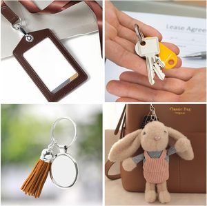 PCS Premium Swivel Lanyard <b>Snap</b> <b>Hook</b> With Key Rings Metal Keychain <b>Hooks</b> For Jewelry Making Crafts Bronze - Product Image 4