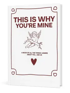 LABON Diario Guidato per Coppie Romantiche "Perché <span class=keywords><strong>sei</strong></span> mio" Regalo di Anniversario Libro dei Ricordi Fai-da-Te per Partner e Mogli - Product Image 2