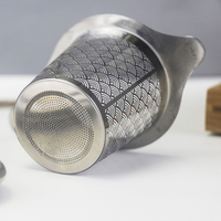 Infuseur de thé en forme de panier, nouveau design, en acier inoxydable, passoire à thé avec poignée